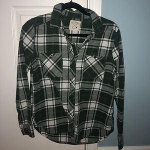 Pacsun Green Flannel
